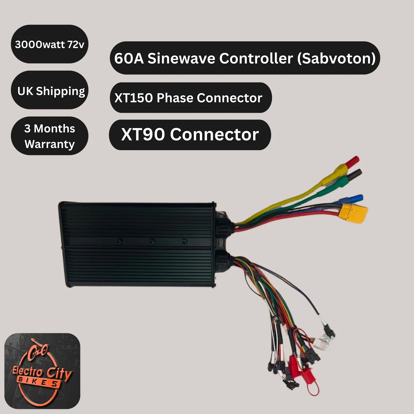 E-Bike Conversion Kit with All Batteries 3000W 72V 60A MTX Rim 29