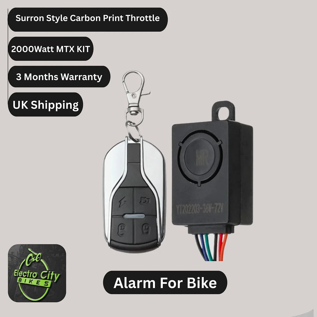 EBike Conversion Kit with Battery 2000W Sine Wave MTX UK