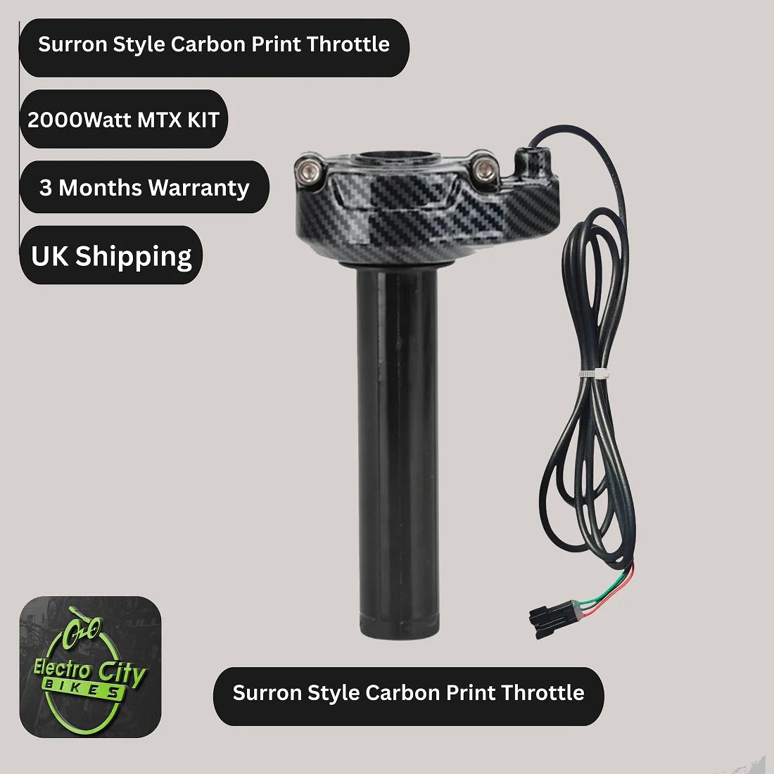 EBike Conversion Kit with Battery 2000W Sine Wave MTX UK