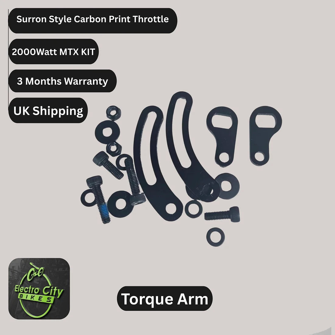 EBike Conversion Kit with Battery 2000W Sine Wave MTX UK