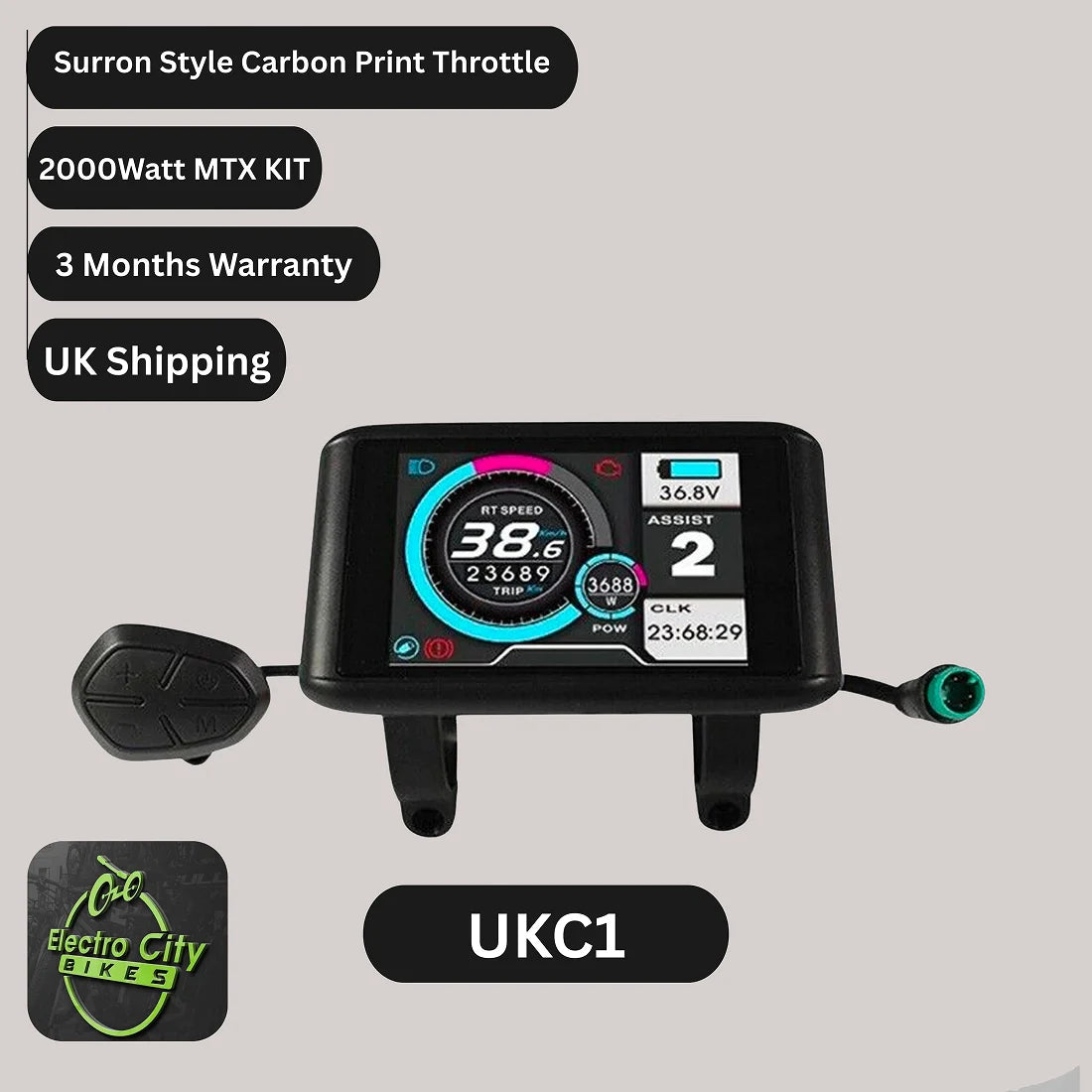 EBike Conversion Kit with all Batteries 2000W Sine Wave MTX UK 27.5