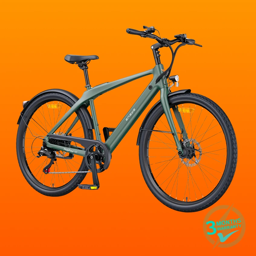 ENGWE N1 Air E-Bike 250W, Carbon Frame, 100KM Range, Lightweight City Ride
