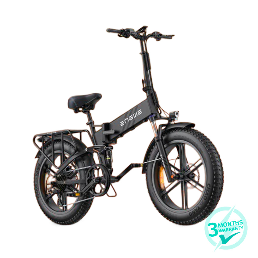 ENGWE ENGINE PRO 1000W Electric Bike – 20" Fat Tire, Folding, 48V E-Bike
