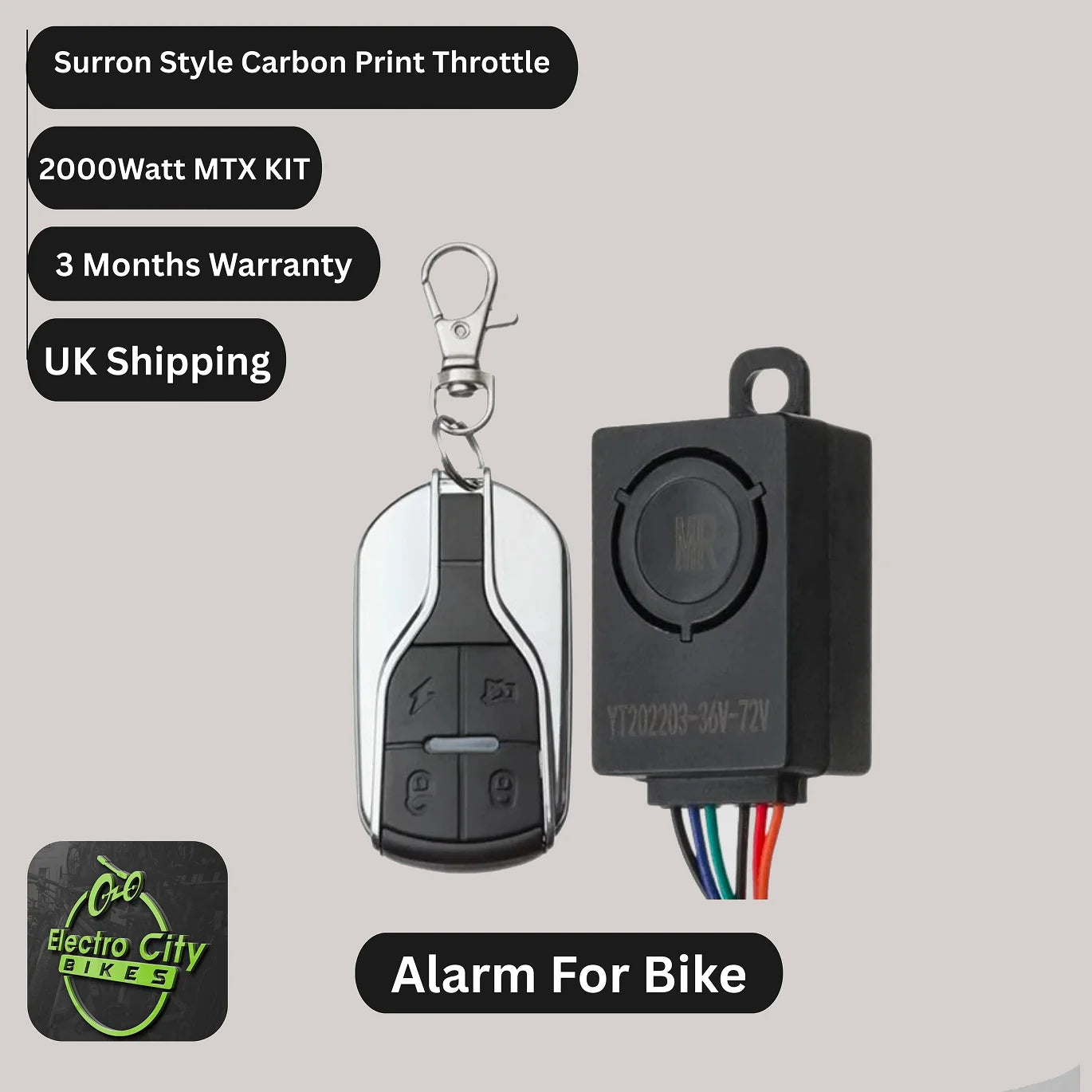 E-Bike Conversion Kit, 45A CONTROLLER ,MTX Rim, 2000W, 27.5/29/700C