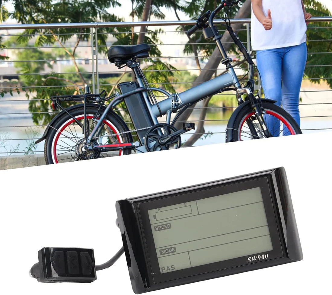 Electric SW900 LCD Meter Panel for Electric Scooter – 5 Pin Display Replacement - ElectroCity Bikes