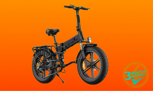 Engine X 250W Foldable E-Bike | 100 km Range, 25 km/h Max Speed, Full Suspension
