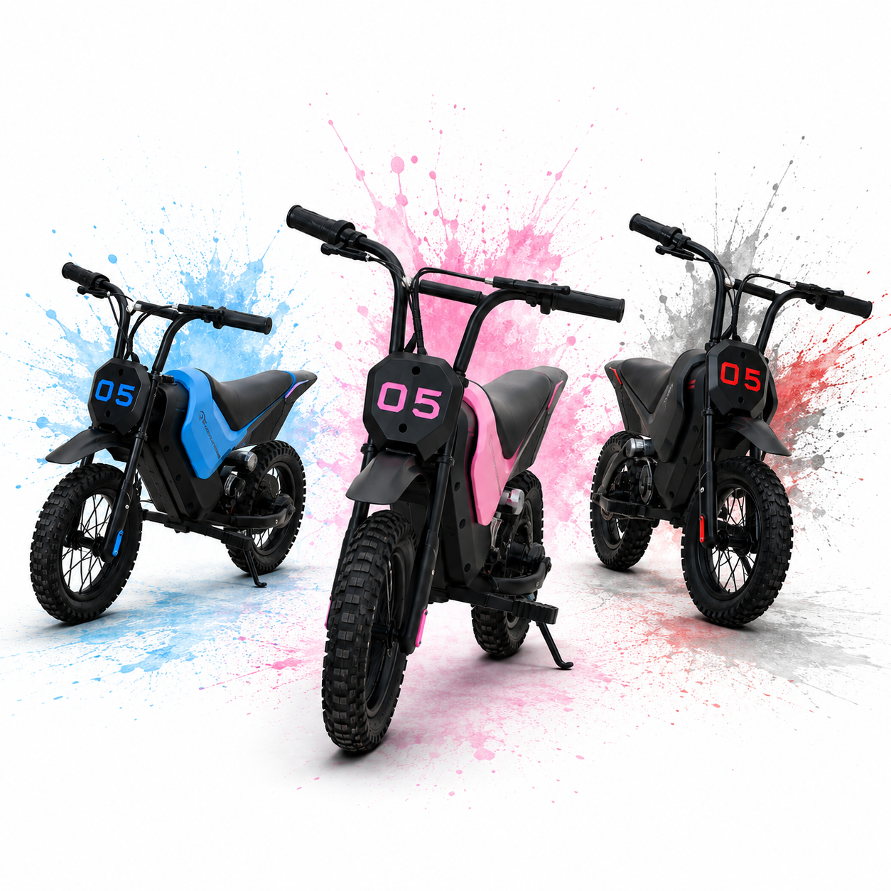 EVERCROSS PLUS Kids Electric Dirt Bike 150W Ride On Motorcycle with Adjustable Speed 8/16 km/h, 12 Inch Tires, Up to 10 km Range for Kids Age 3-12
