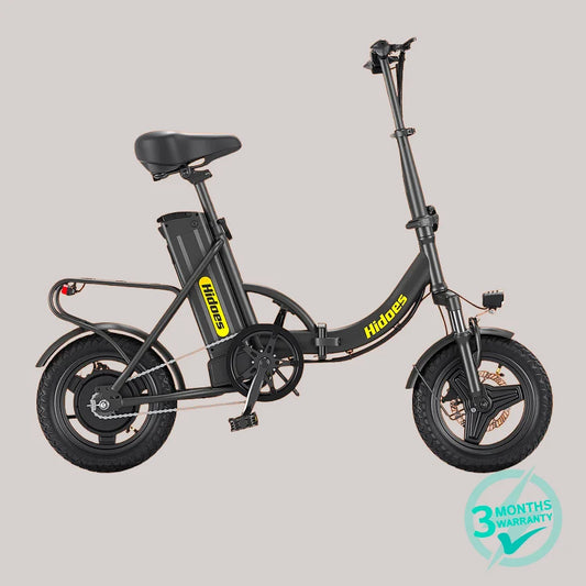 Hidoes C5 14" E-Bike 36V 10.4Ah 350W, 25KM/H, 28KM Range (NEW)
- Grey BG