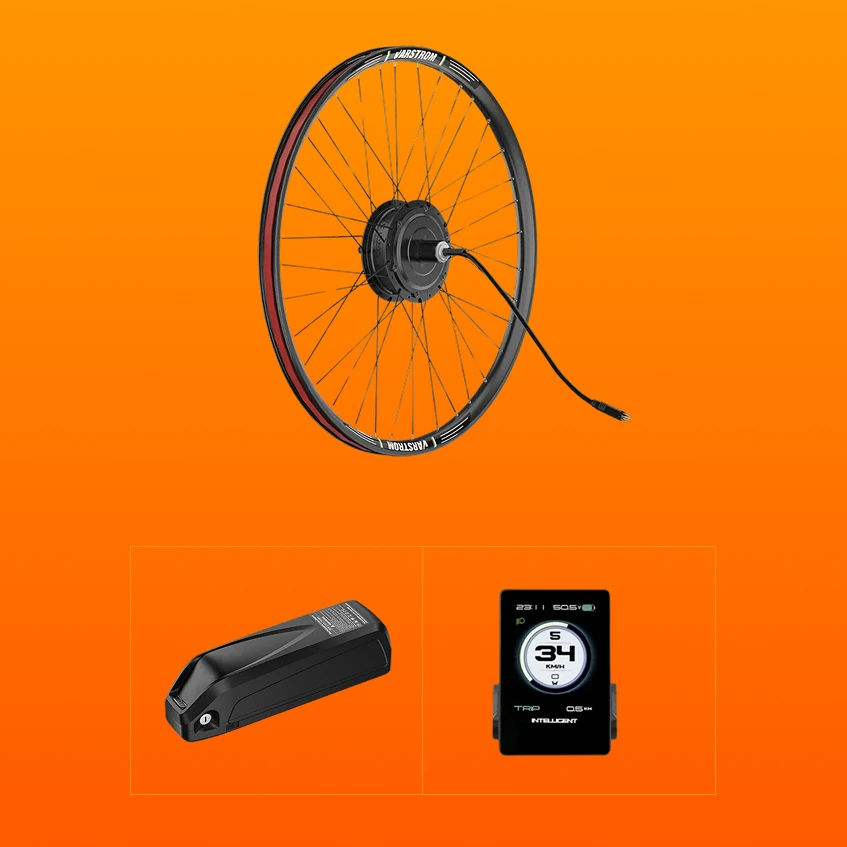 Bafang 48V500W Rear Wheel Hub Motor Disc Brake Electric Bike for Cassette DC Kit
