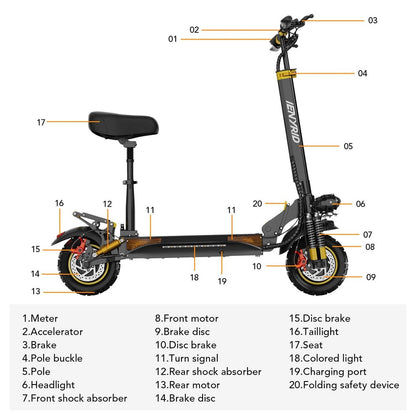 iENYRID ES6 2000W Off Road Electric Scooter