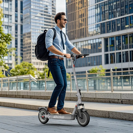 Ienyrid M1 Electric Scooter 5OOW & 35KM/H Long Range /12.5AH/APP Style, Free