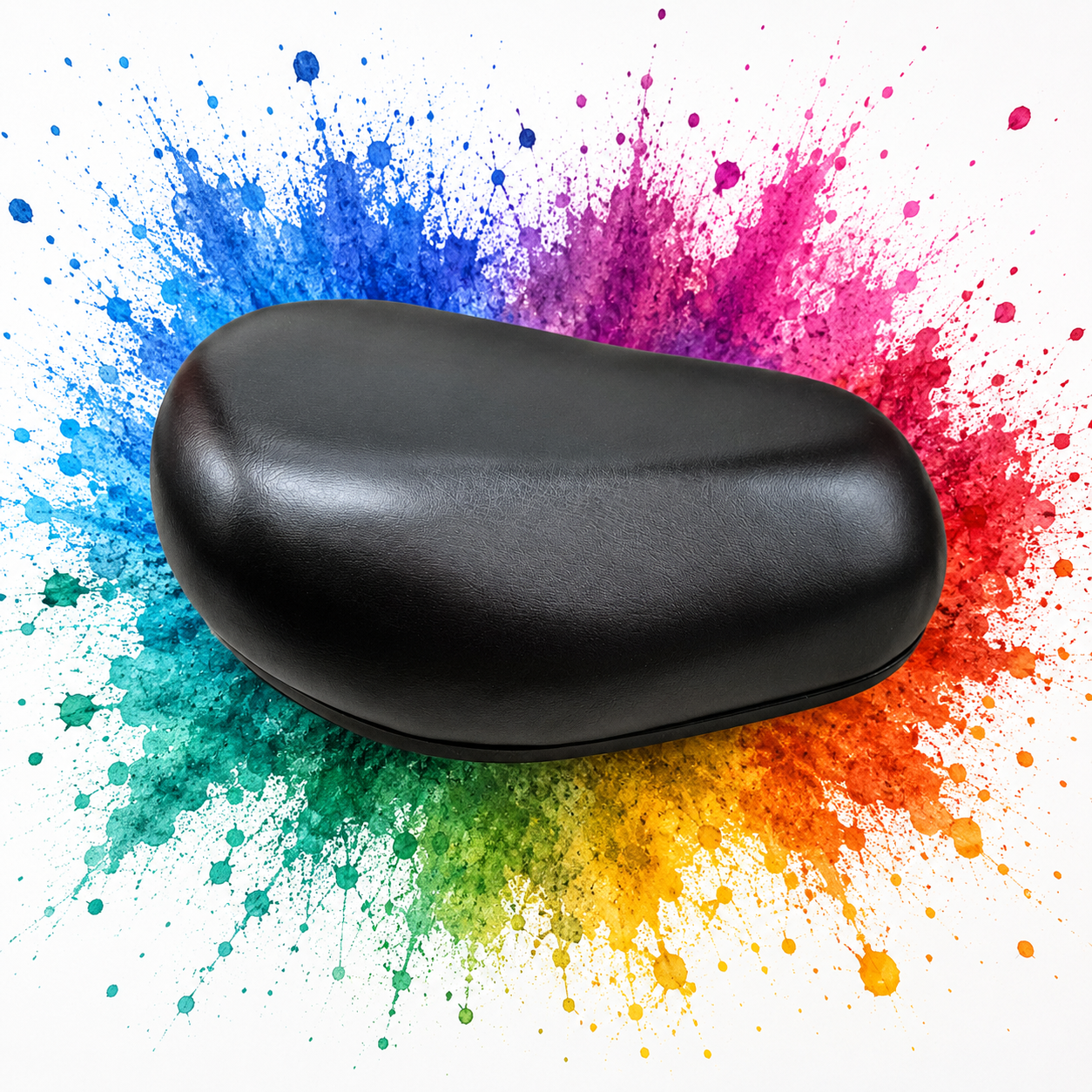 Electric Scooter & E-Bike Seat Cushion – Thick Padded Comfort Saddle with Reflective Strap