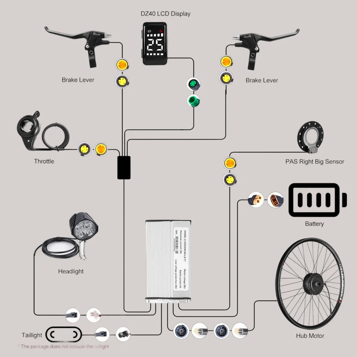 SUTTO 250W 36V Rear Hub Freewheel Electric Bike Hub Kits