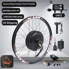 E-BikConversion Kit, Freewheel, MTX Rim, 250W/1500W, 27.5/29/700C