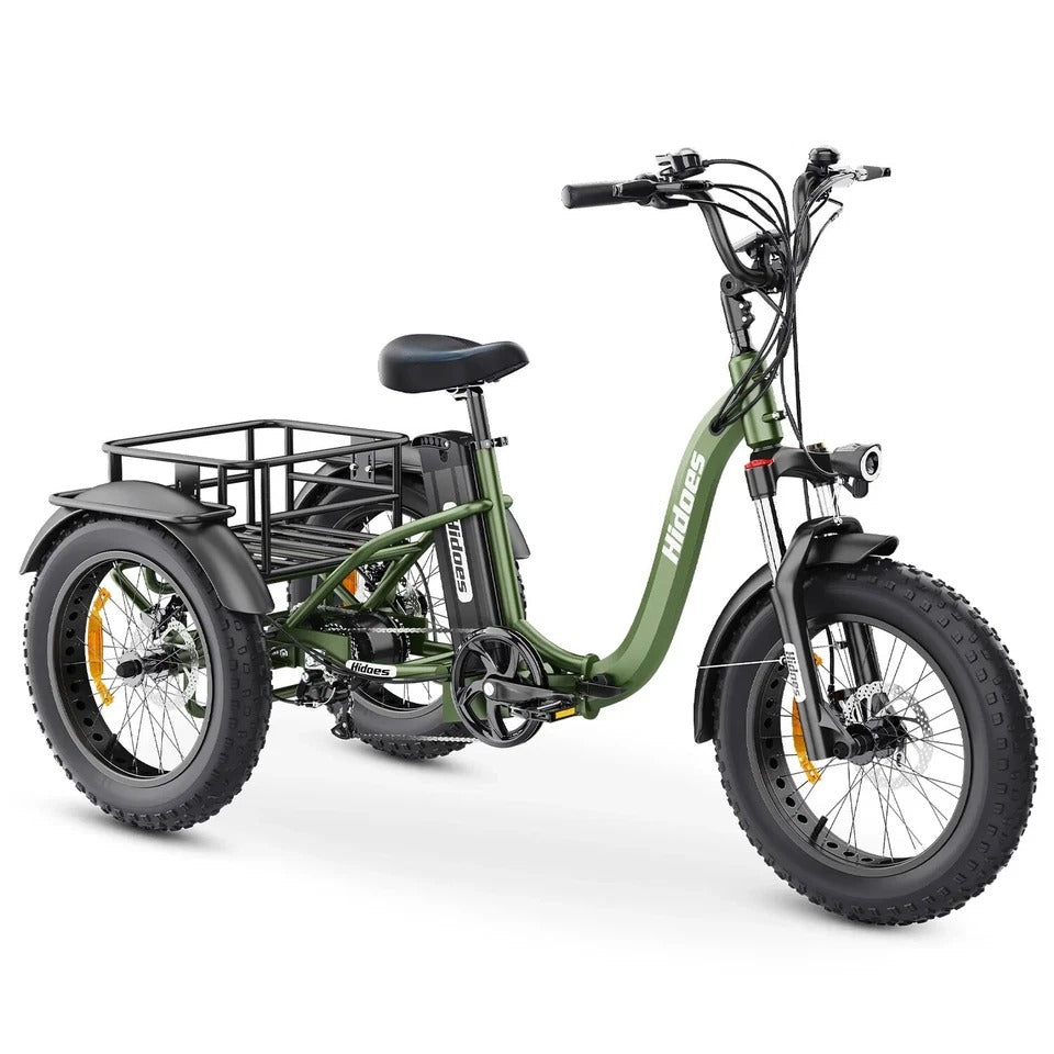 Hidoes ET1 Electric Bike - 20" Cargo Electric Tricycle