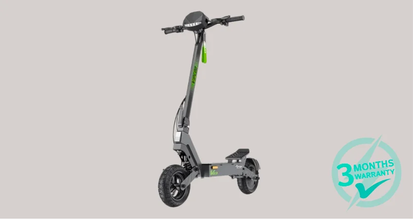 VIPCOO VS3 Adult Off-Road Electric Scooter – 800W Motor, 48V 15.6Ah Battery - Grey BG
