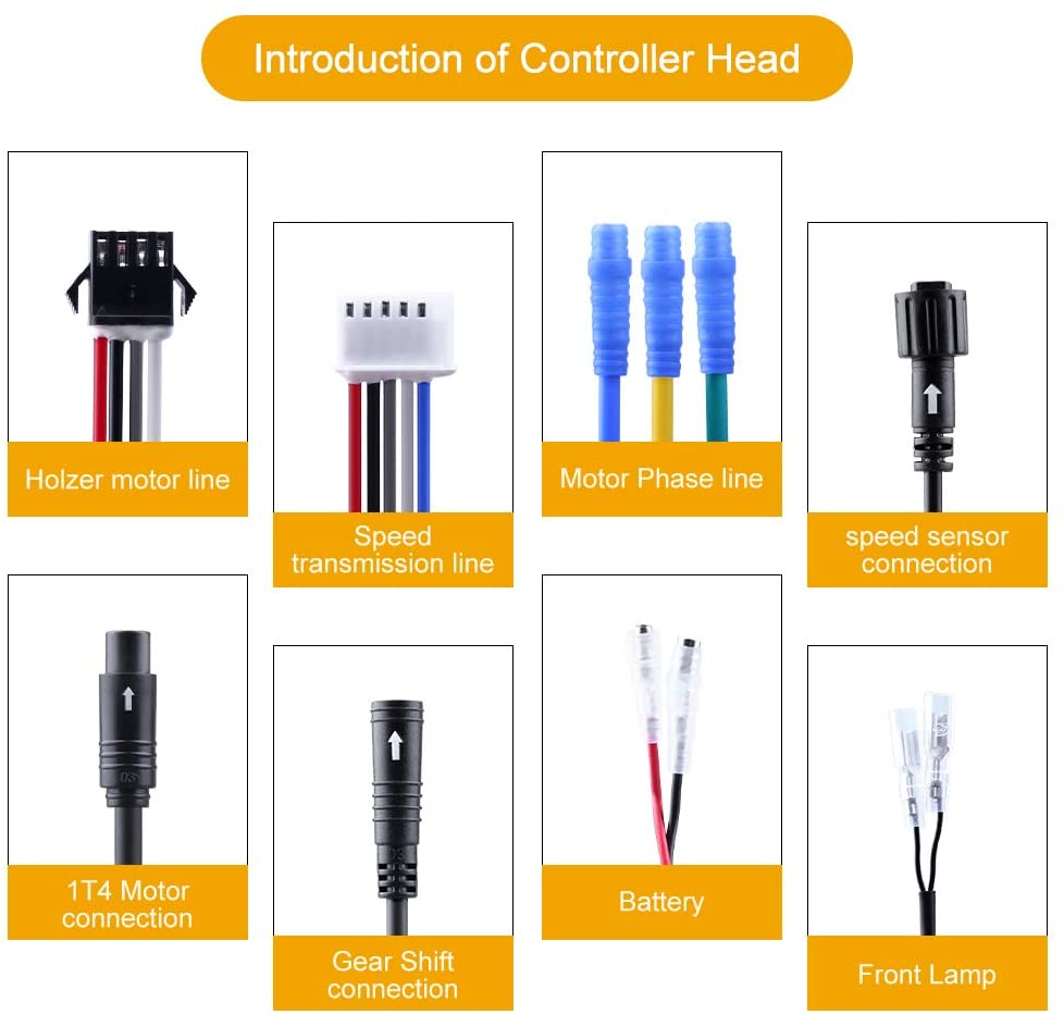 Bafang Mid Drive Motor Controller for BBS01B BBS01B BBSHD 250/350/500/750/1000W