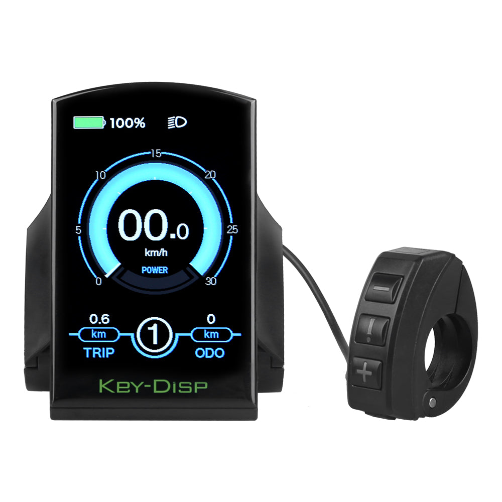 Pantalla de bicicleta eléctrica de 24V/36V/48V, kit de conversión de bicicleta e Pantalla de bicicleta eléctrica de 24V/36V/48V, kit de conversión de bicicleta e