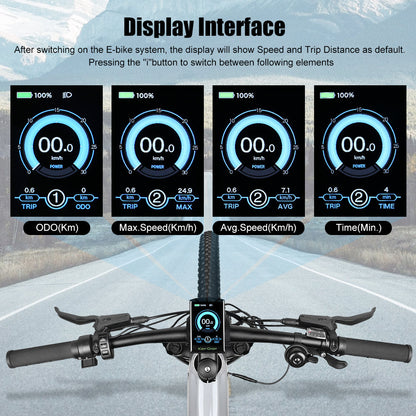 KD986 LCD Display for UARTBus Bafang eBike Conversion