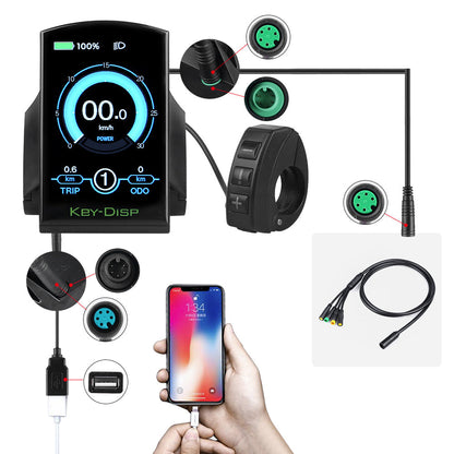 KD986 LCD Display for UARTBus Bafang eBike Conversion