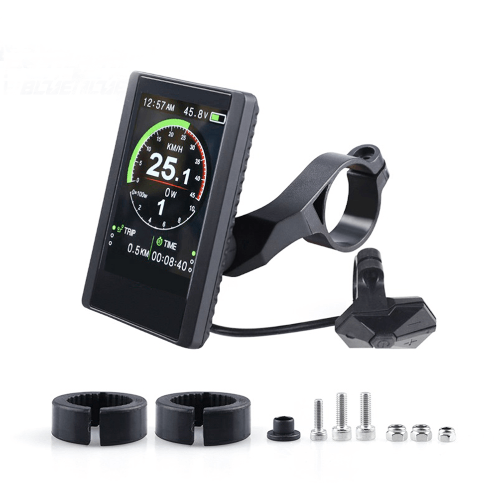 P850C eBike Motor Display for UART Protocol Bafang eBike Drive Kits
