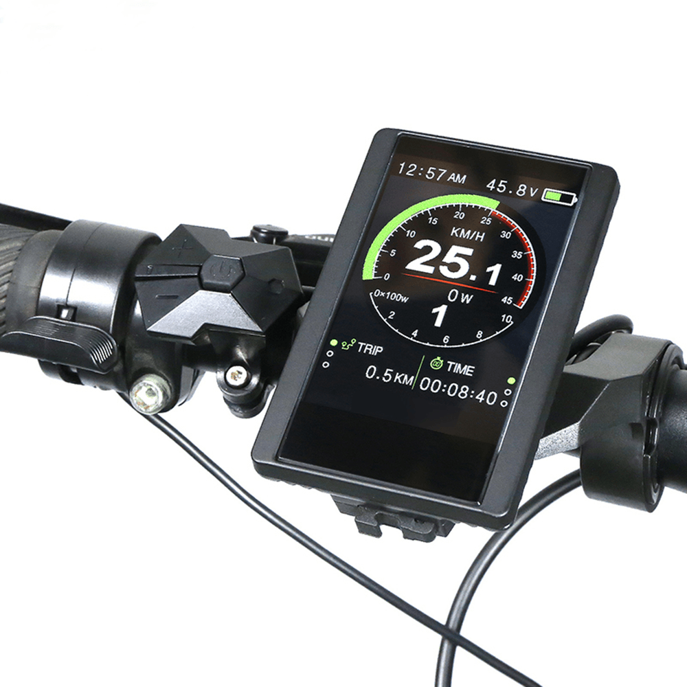 P850C eBike Motor Display for UART Protocol Bafang eBike Drive Kits