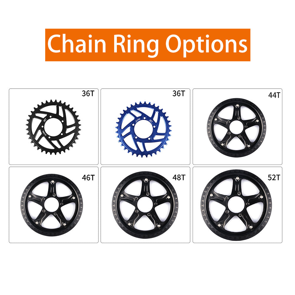 Bafang Chain Wheel 44/46/48/52T with Guard for BBS01B/BBS02B