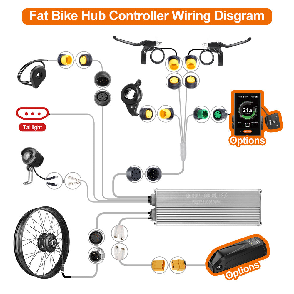 Bafang 20/26 (inch) 750W 48V Fat Bike Electric Cassette Rear Hub