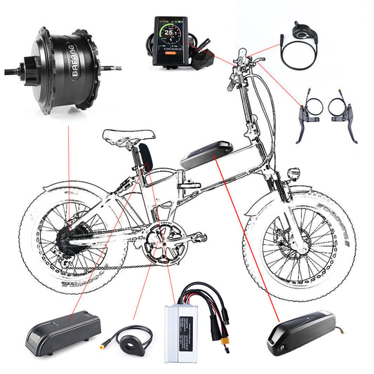 Bafang 20/26 (inch) 750W 48V Fat Bike Electric Cassette Rear Hub