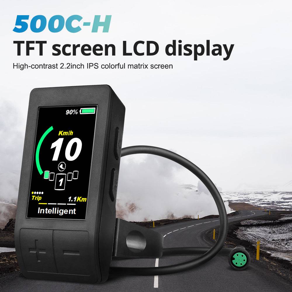 UART Protocol 500C-H Mini Vertical Display for Bafang Motor