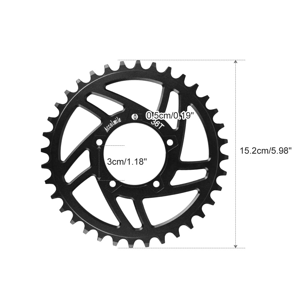 36T Chain Wheel for Bafang BBS01B/BBS02B