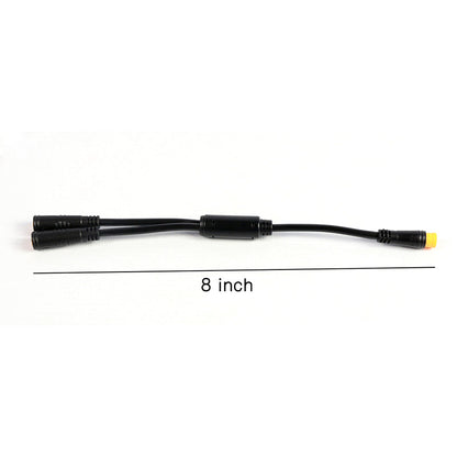 Waterproof 1T2 Y-SPLITTER Cable Bafang BBS01B/BBS02B/BBSHD