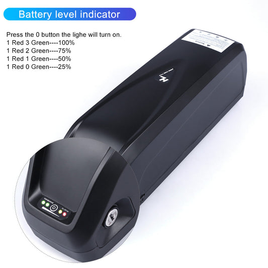 48V 18.0/19.2/20.0Ah Hailong G80 Max Down Tube Battery with Charger