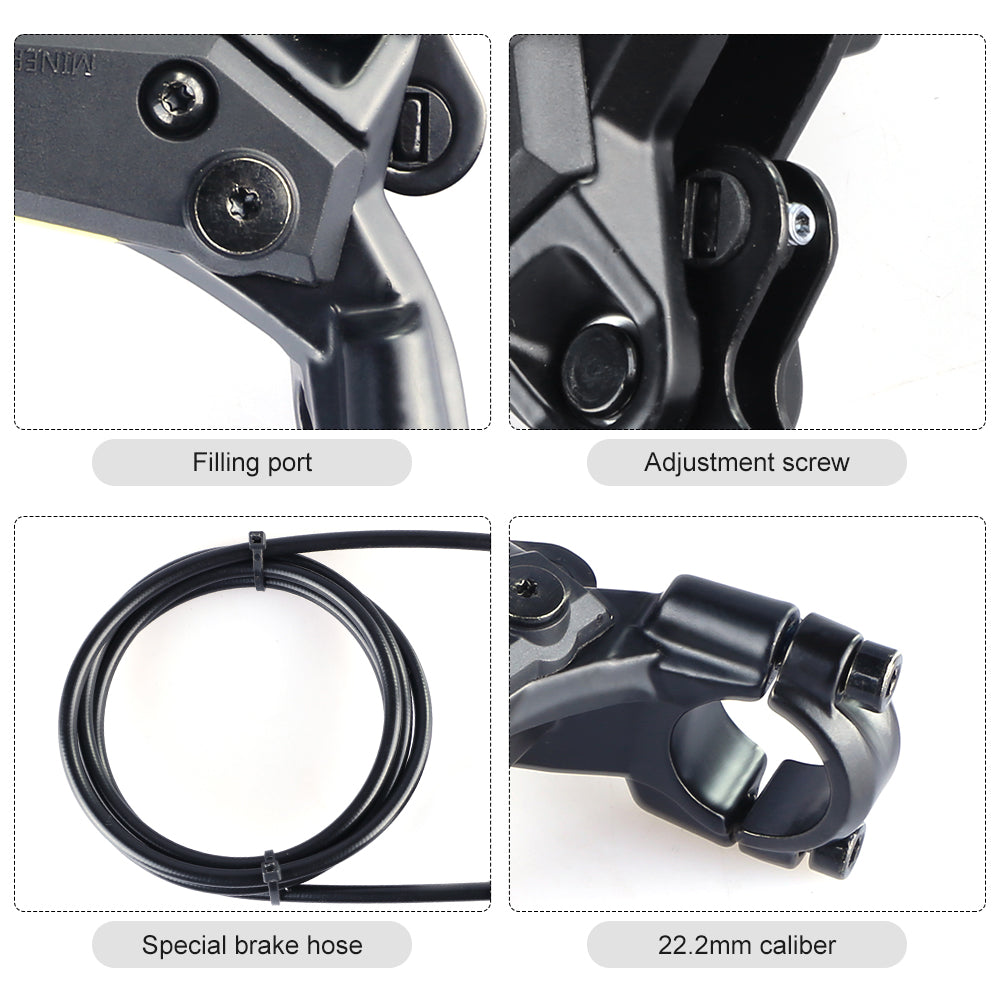 eMTB Hydraulic eBrakes Built-in eBrake Sensors for Bafang Mid Drive Kit BBS01B/BBS02B/BBSHD