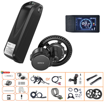 Bafang 500W 48V UART BBS02B Mid eBike Kit with Battery