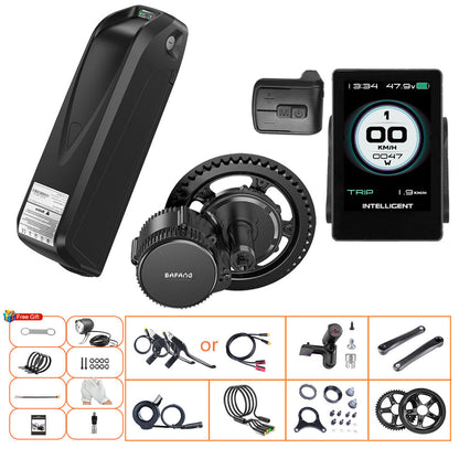 Bafang 500W 48V UART BBS02B Mid eBike Kit with Battery