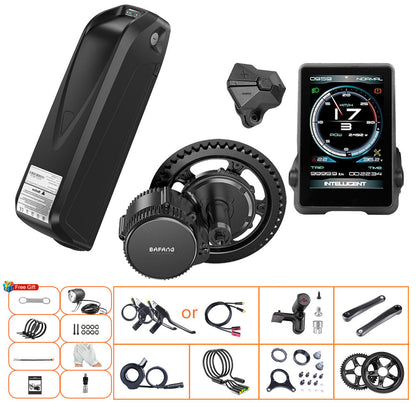 Bafang 500W 48V UART BBS02B Mid eBike Kit with Battery
