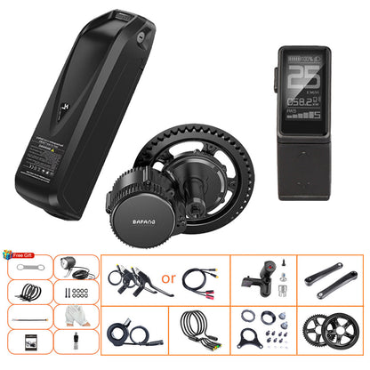 Bafang 500W 48V UART BBS02B Mid eBike Kit with Battery