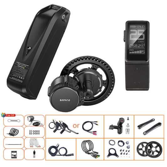 Bafang 500W 48V UART BBS02B Mid eBike Kit with Battery