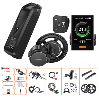 Bafang 500W 48V UART BBS02B Mid eBike Kit with Battery