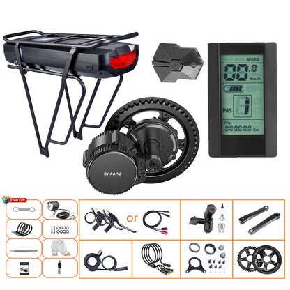 Bafang 500W 48V UART BBS02B Mid eBike Kit with Battery