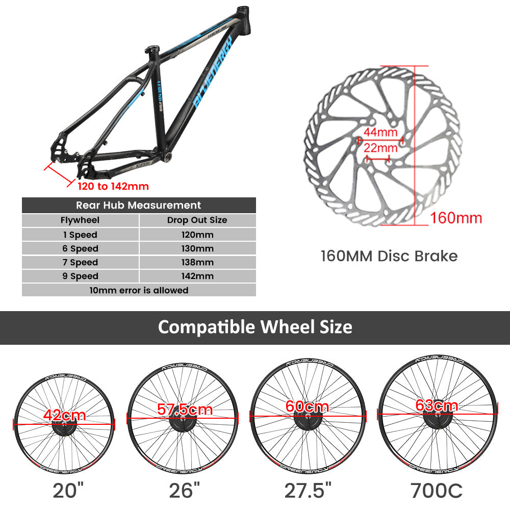 Bafang 500W 48V Rear Hub Cassette Rear Hub Motor Kit